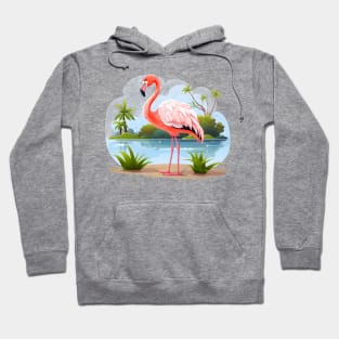 Cool Flamingo Hoodie